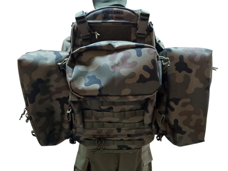 Plecak CHIEF WZ-93 - komory boczne rozłożone