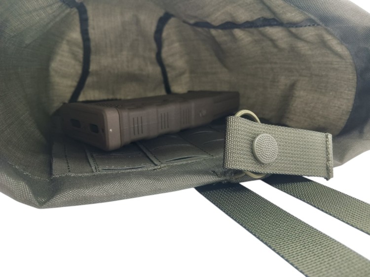 Worek zrzutowy ranger green - wnętrze worka