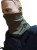 Komin z dzianiny oliwkowej QSkin na manekinie