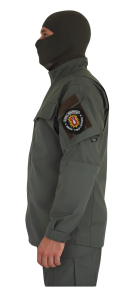 Bluza trudnopalna - lewy bok z emblematem SG