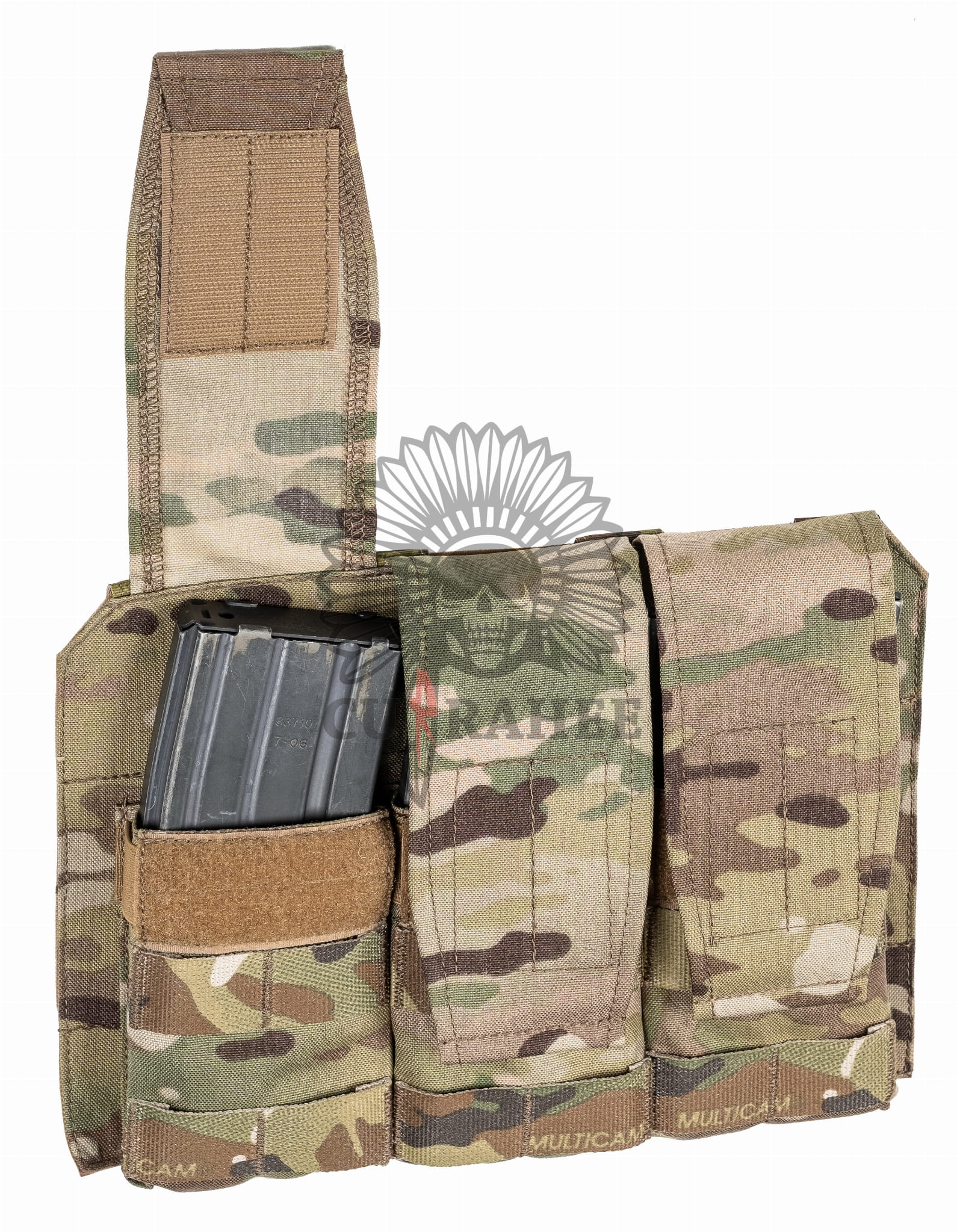 Panel do kamizelki LP 2.0 HK 416, zapinany klapką(1x3) (klapa 3D)